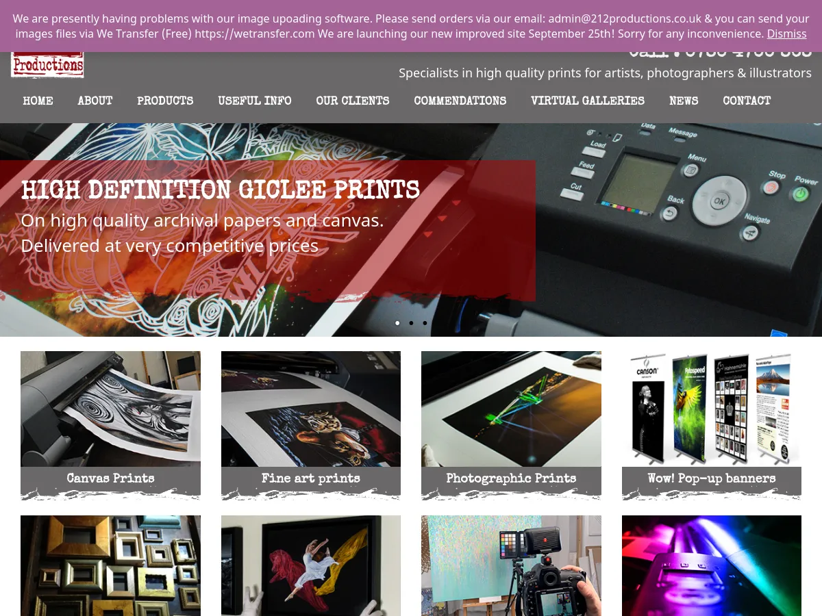 212productions.co.uk