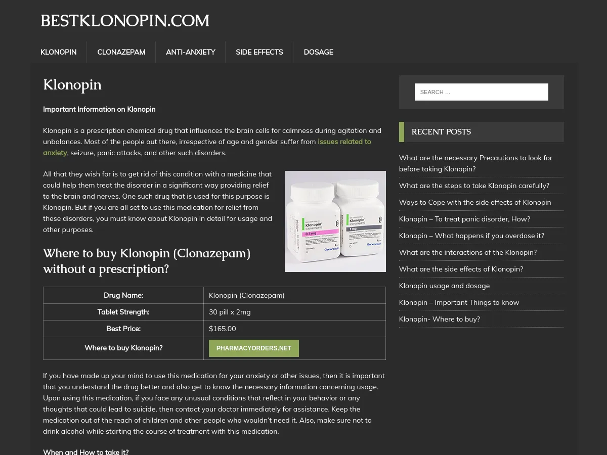 bestklonopin.com