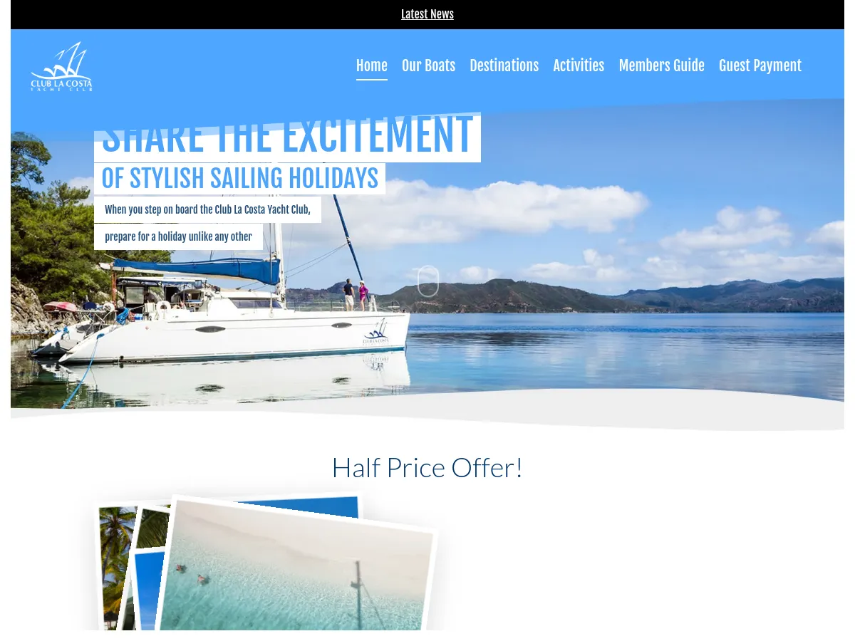 clublacostayachtclub.com