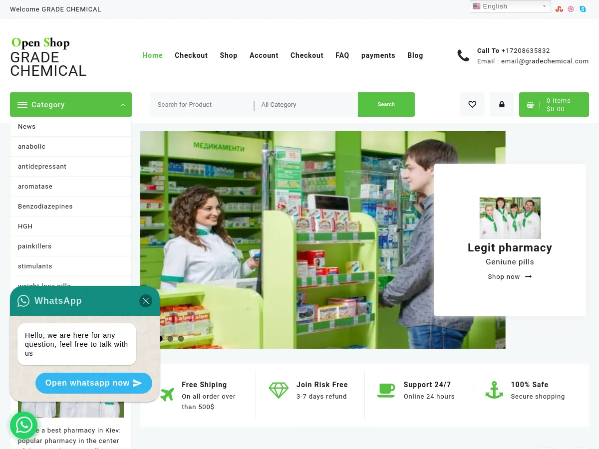 gradechemical.com