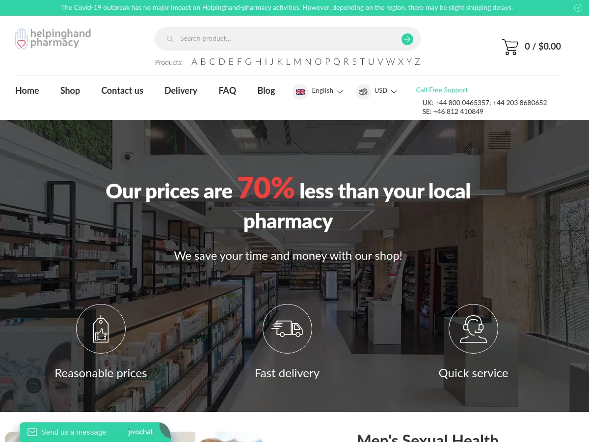 helpinghand-pharmacy.com