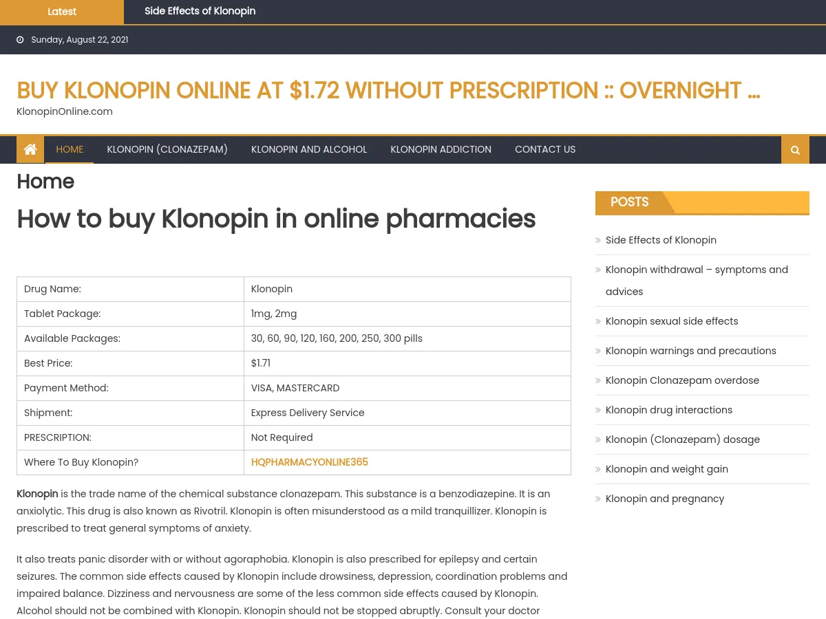 klonopinonline.com