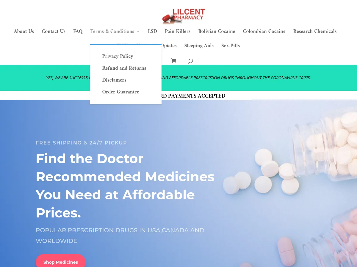 lilcentglobalmedicalpharmacy.com