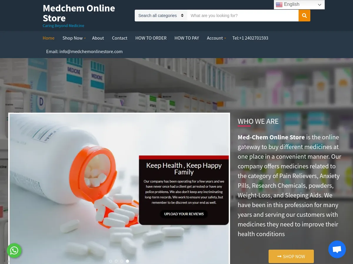 medchemonlinestore.com