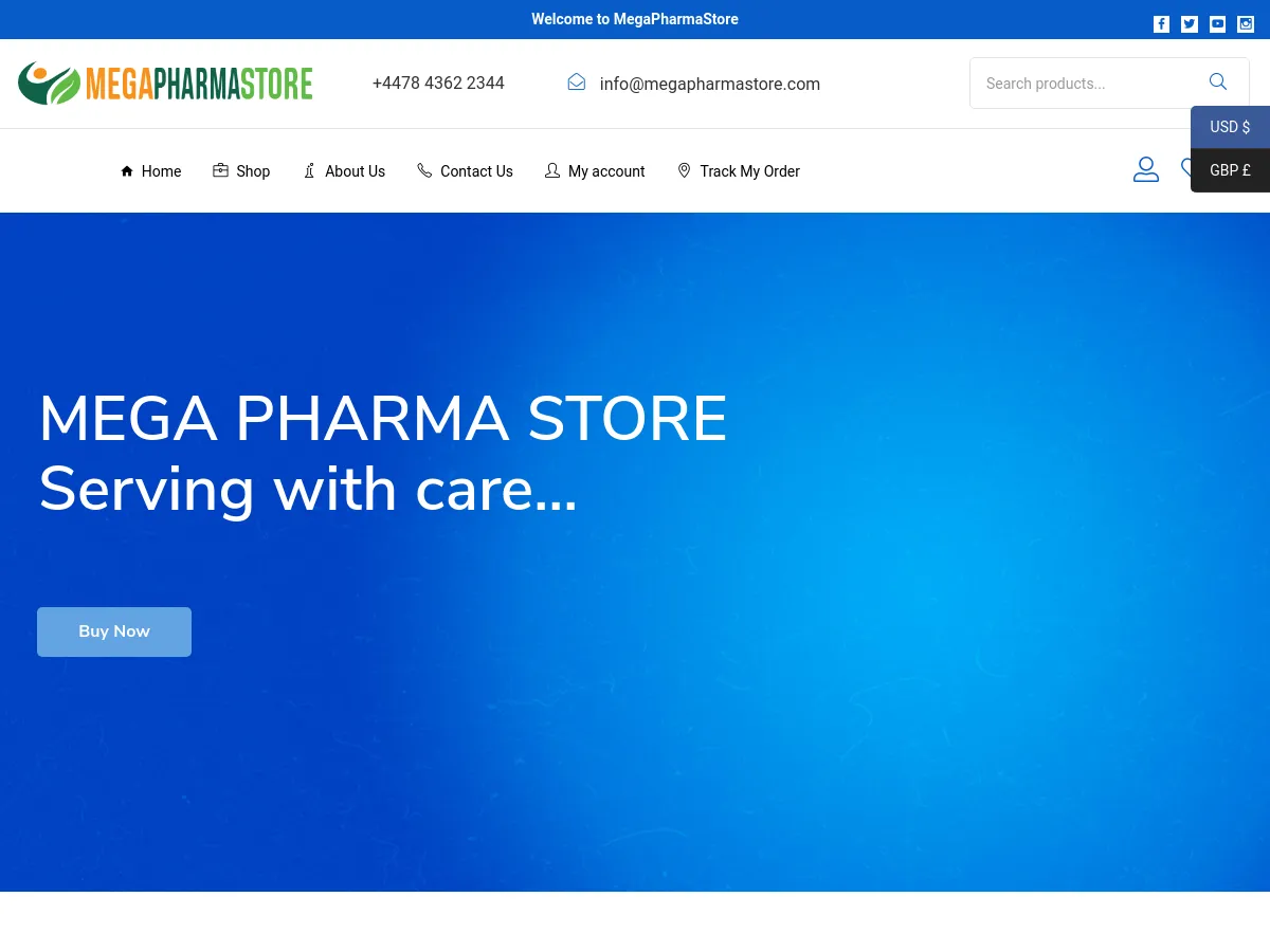 megapharmastore.com