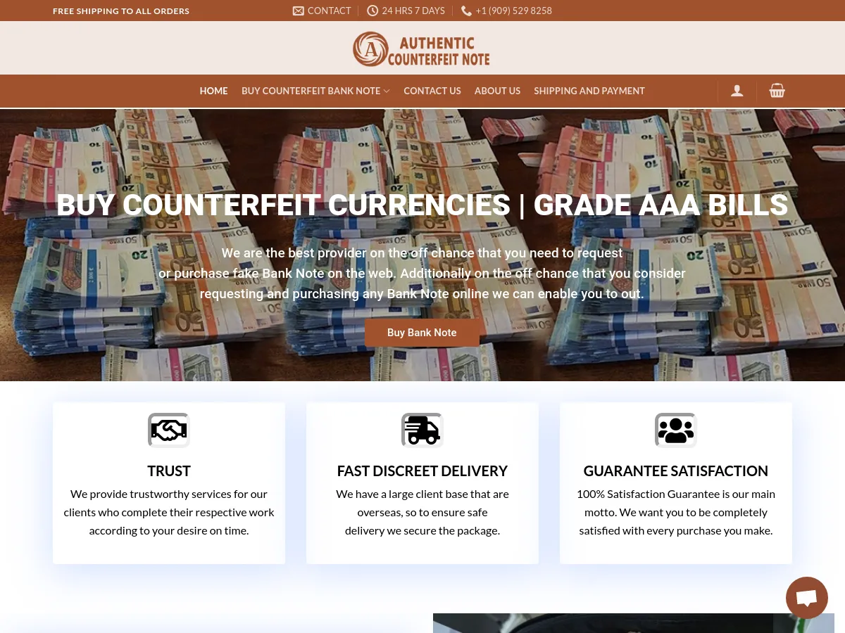authenticcounterfeitnote.com