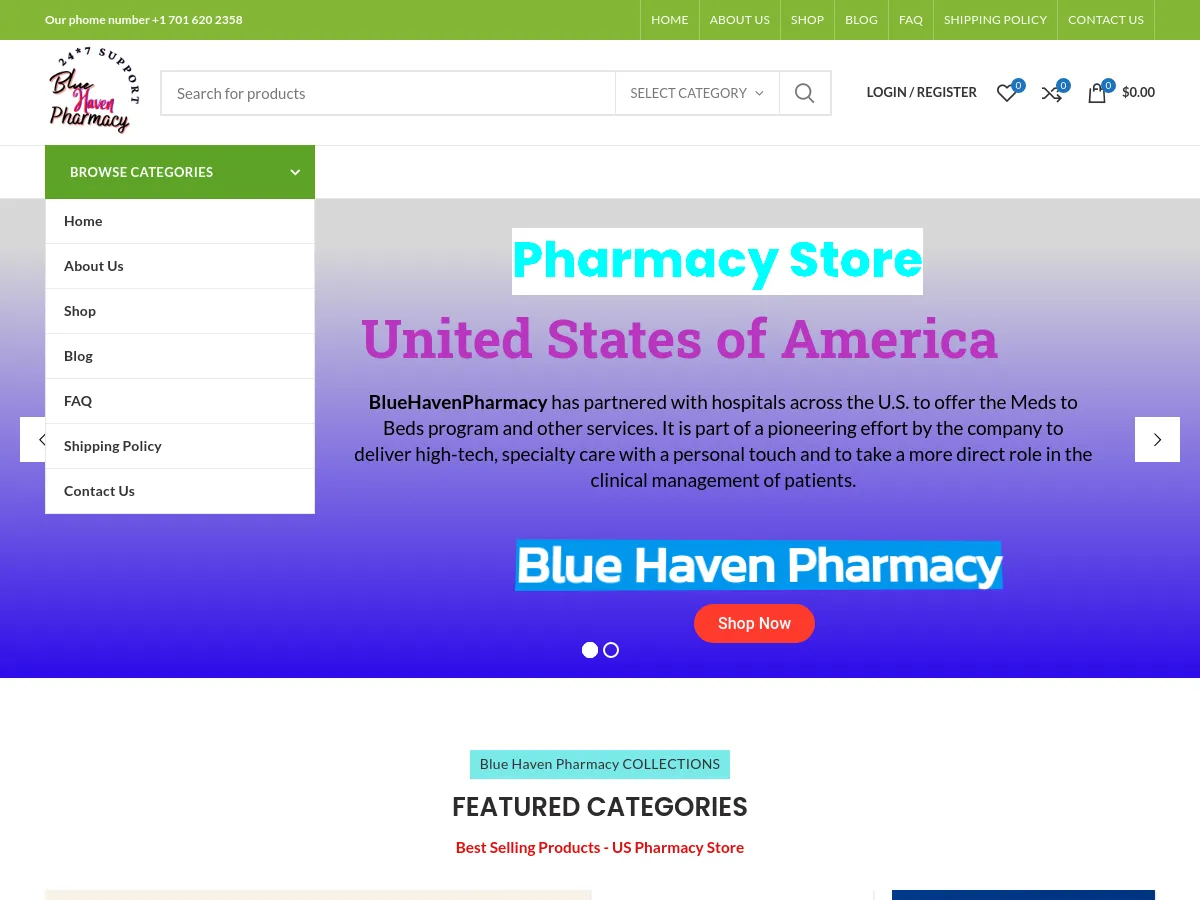 bluehavenpharmacy.com