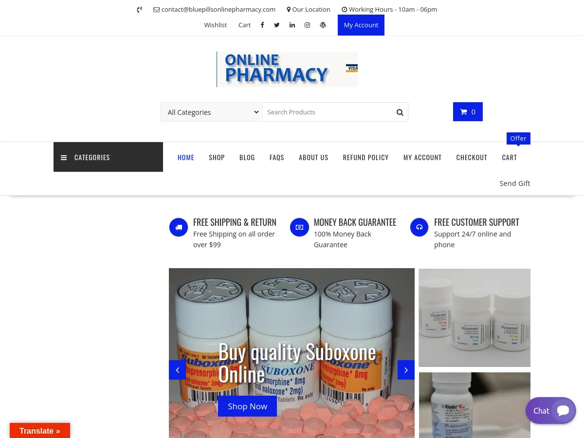 bluepillsonlinepharmacy.com
