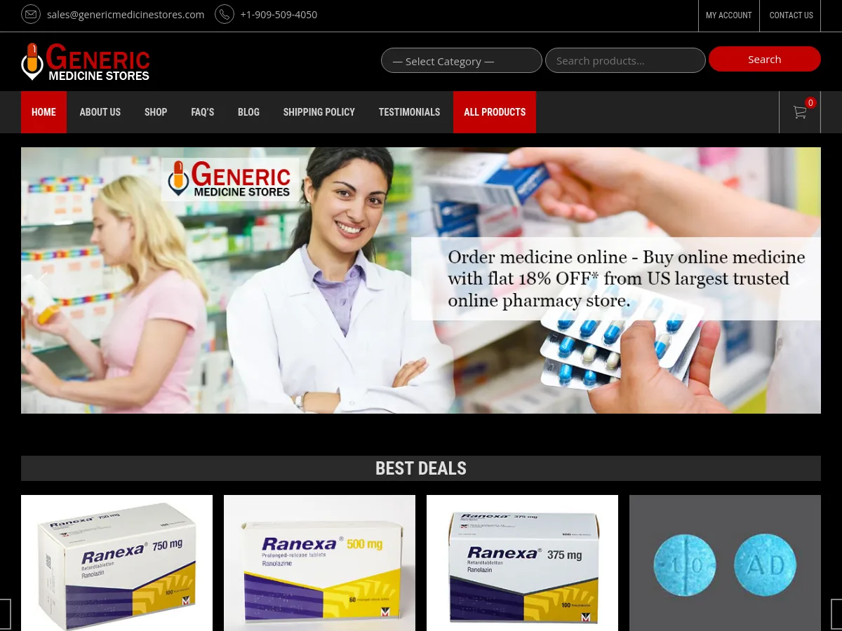 genericmedicinestores.com