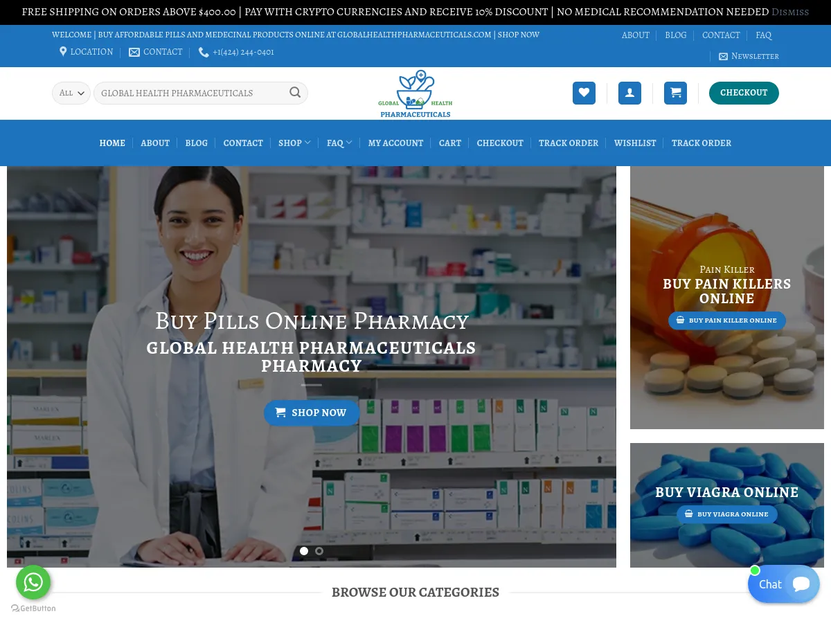 globalhealthpharmaceuticals.com