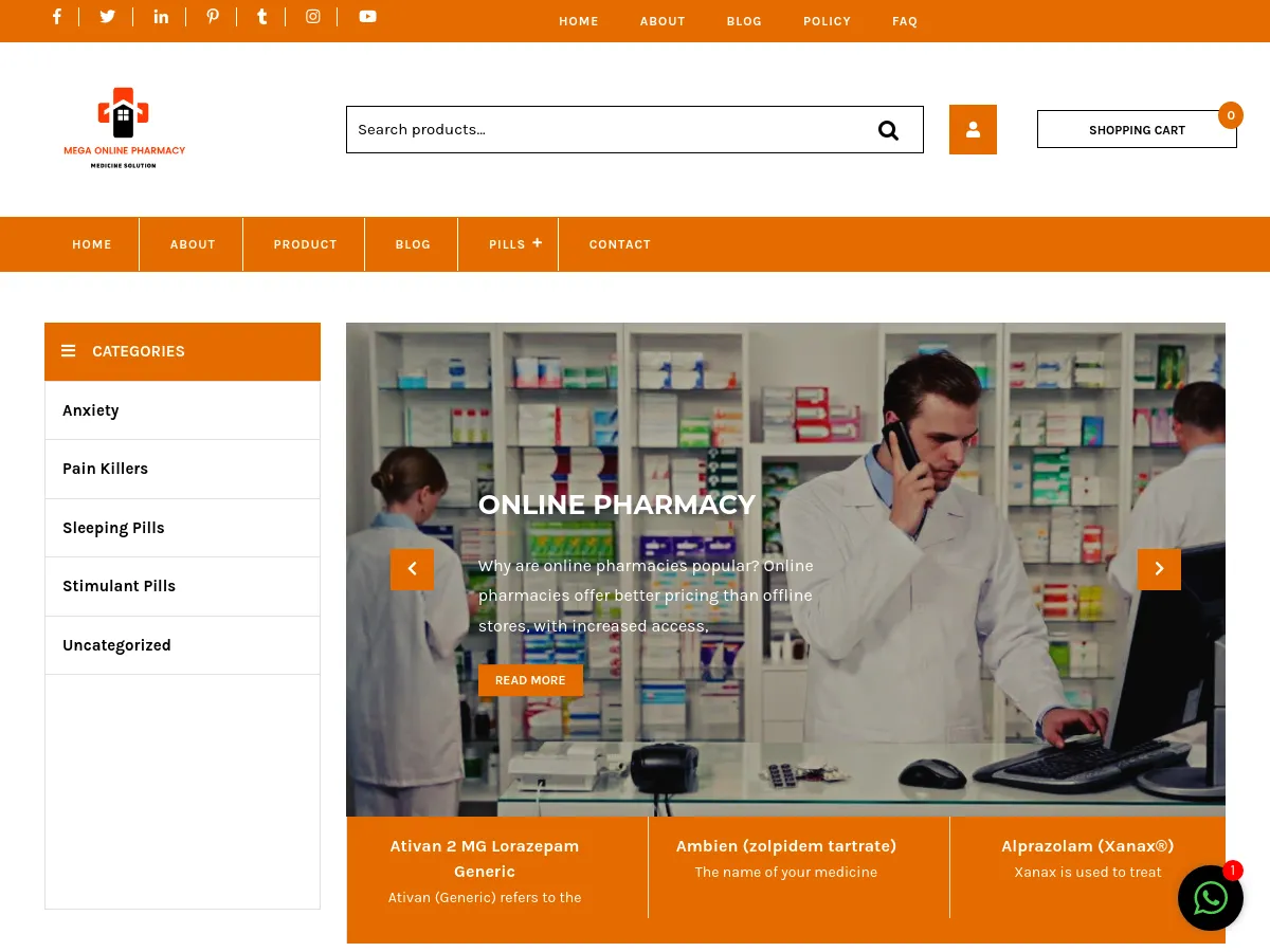 megaonlinepharmacy.com