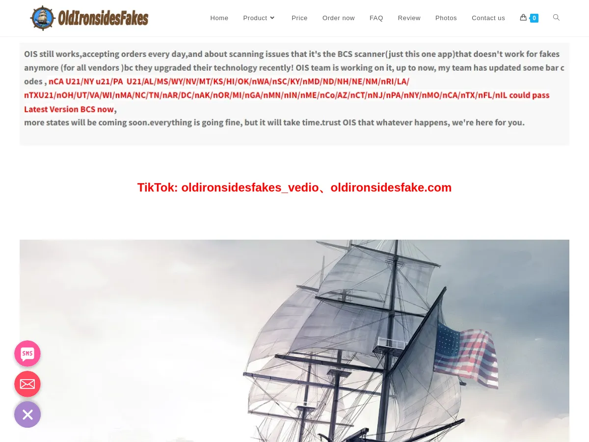 oldironsidesfake.com