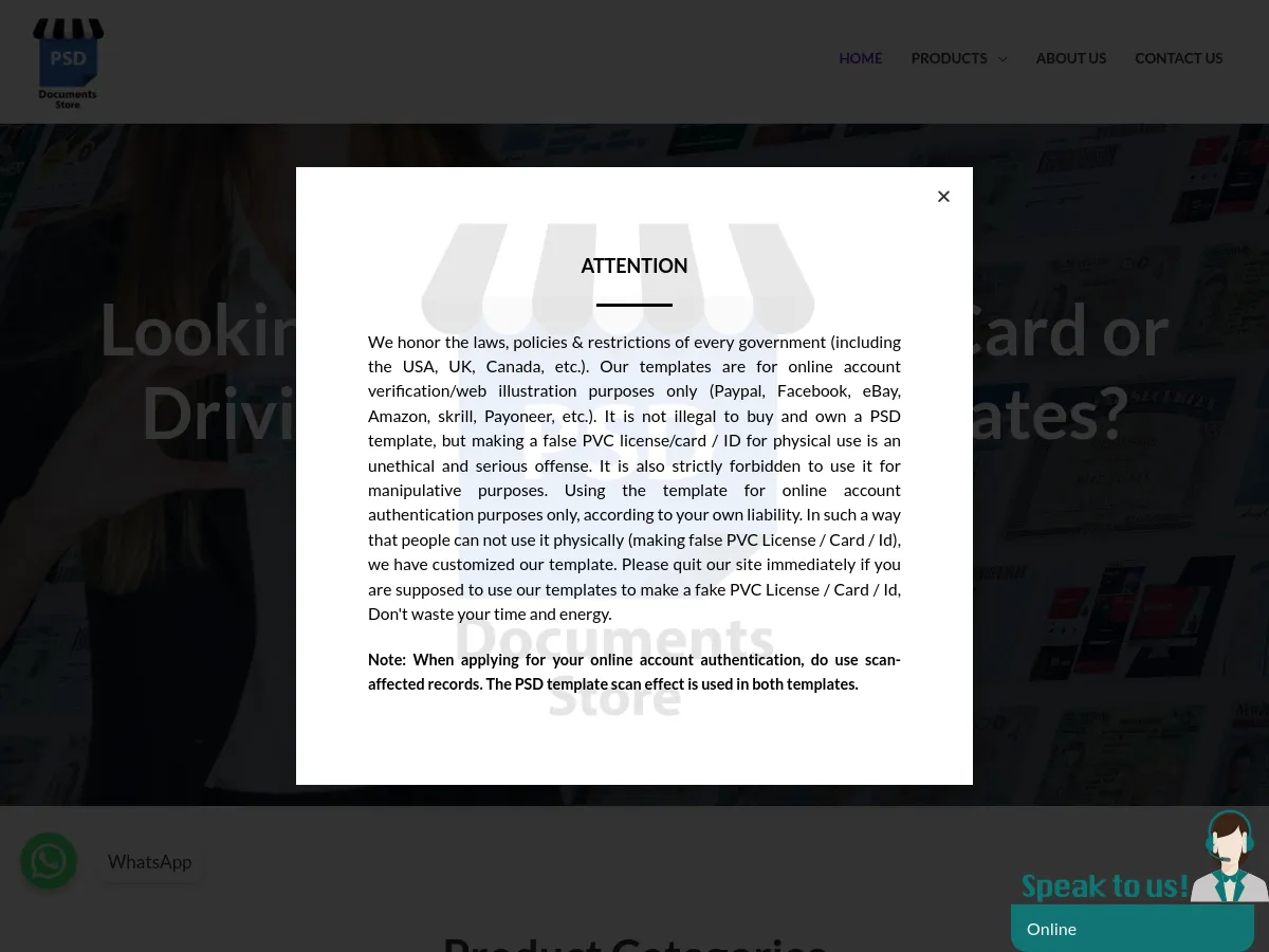 psddocumentsstore.com