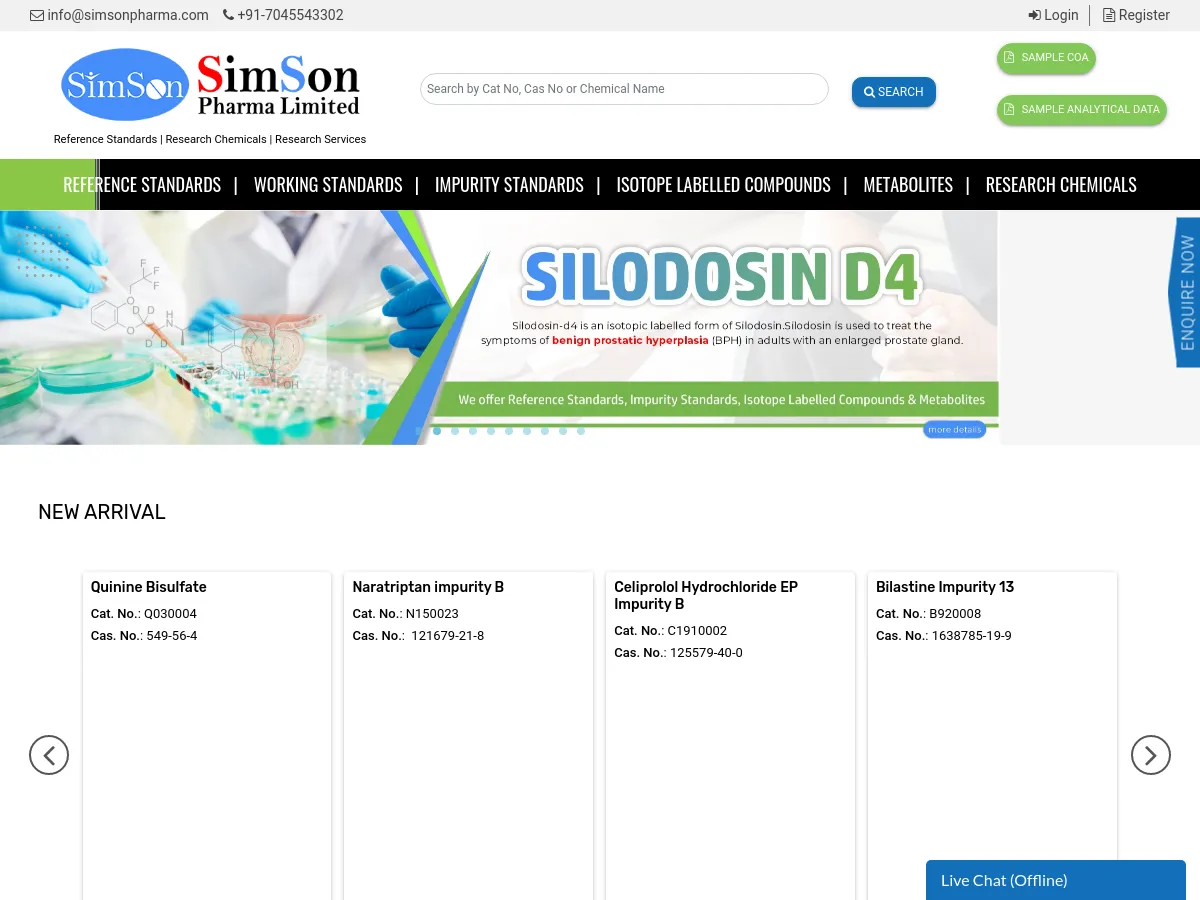 simsonpharma.com
