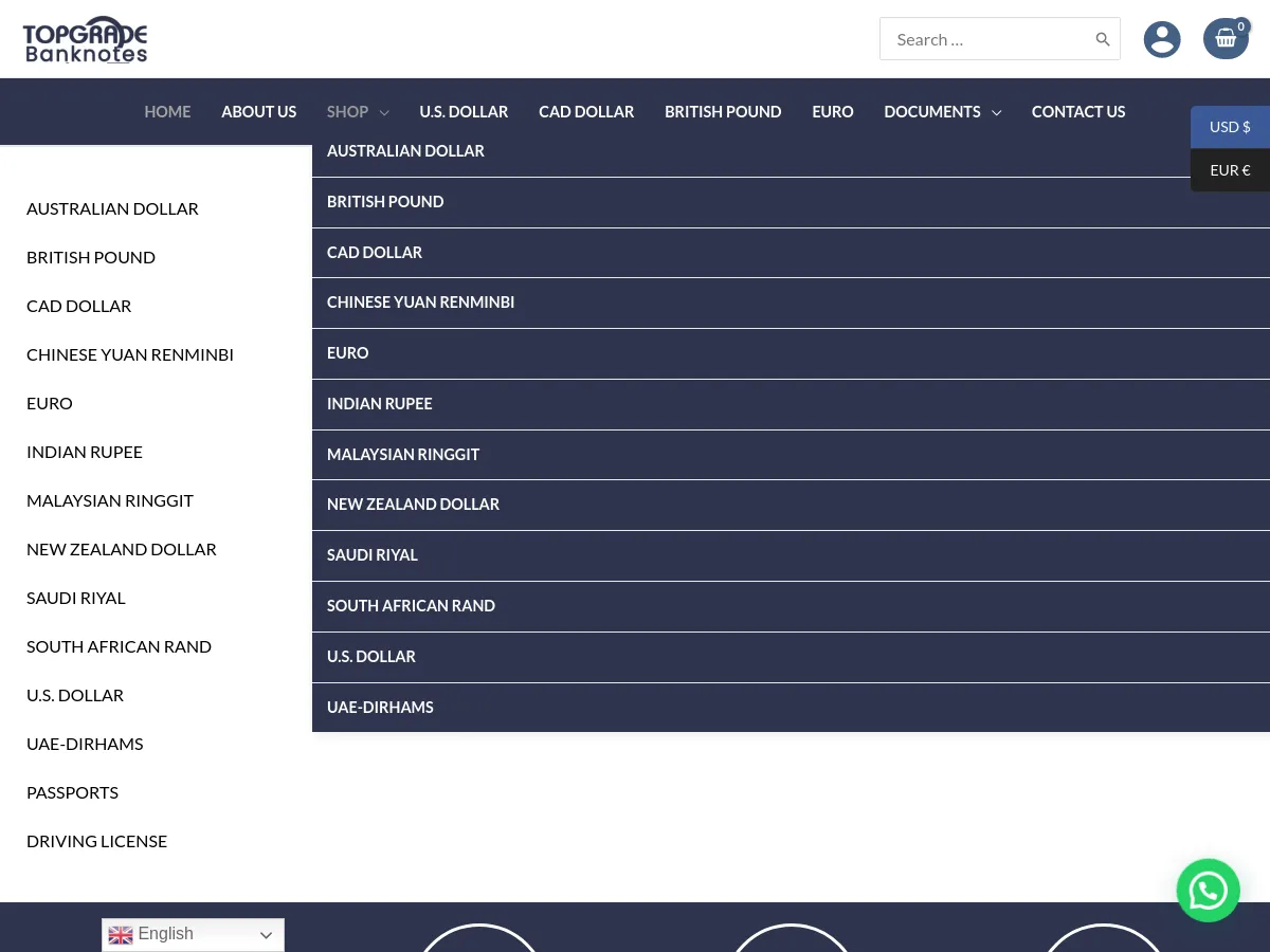 topgradebanknotes.com