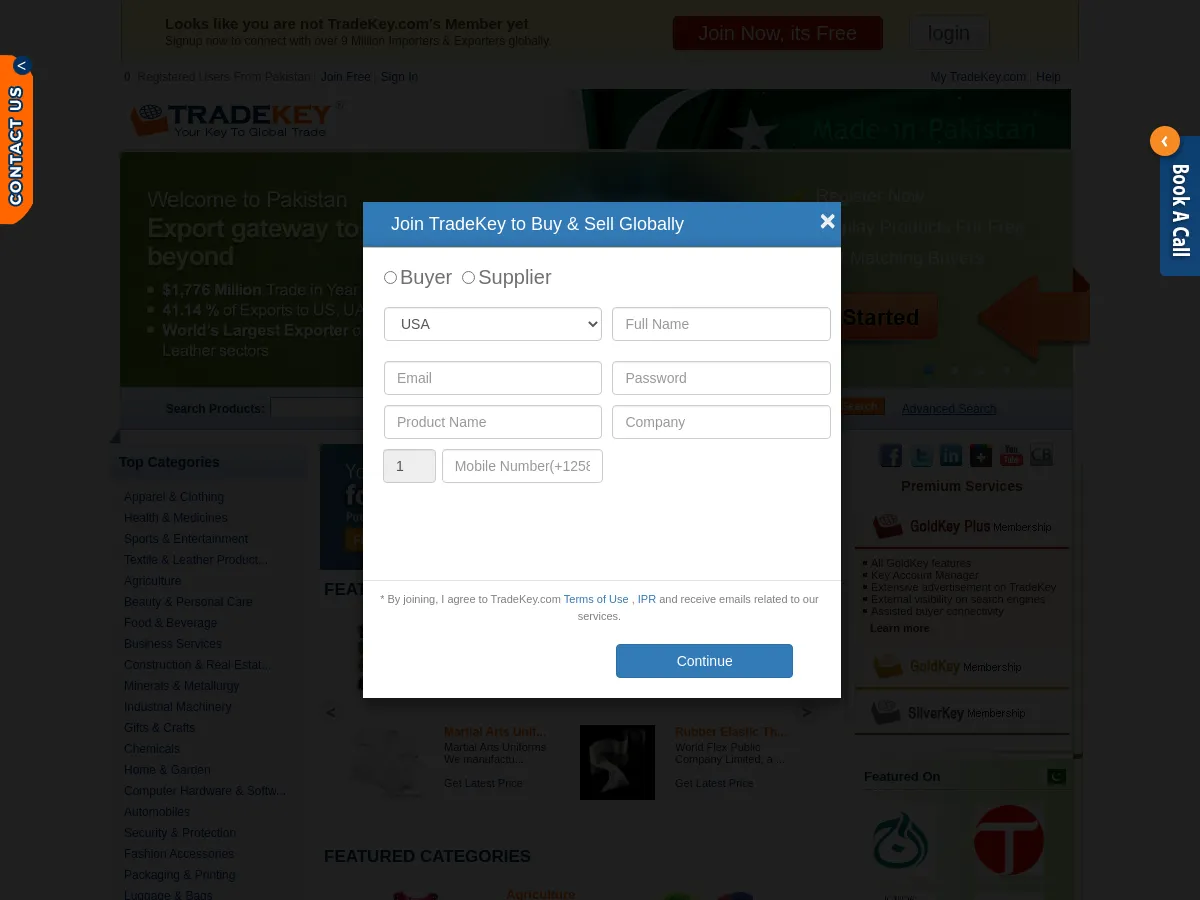 tradekey.com.pk