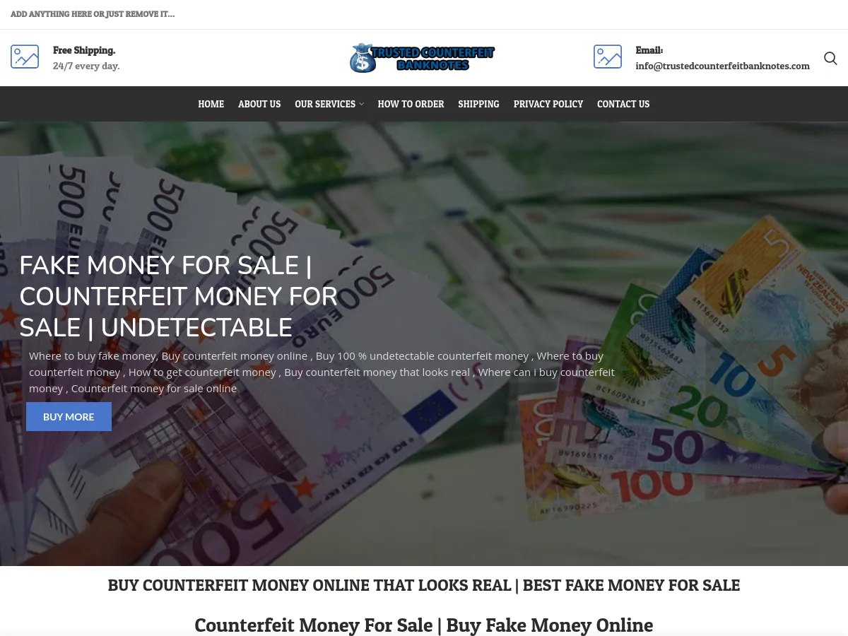 trustedcounterfeitbanknotes.com