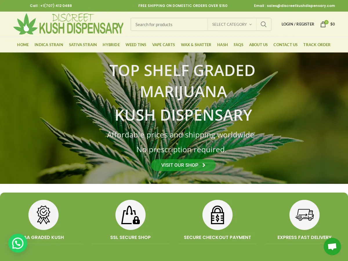 discreetkushdispensary.com