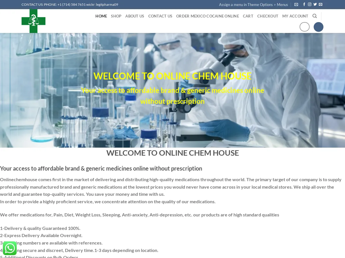 onlinechemhouse.com