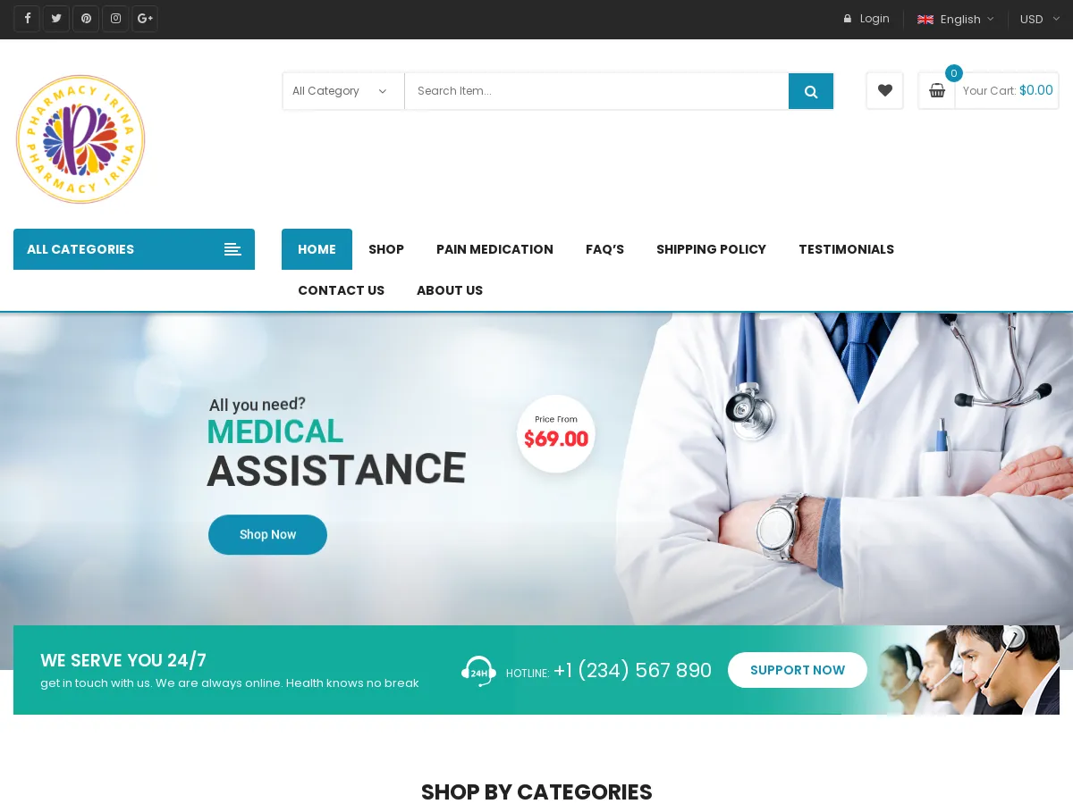 pharmacyirina.com
