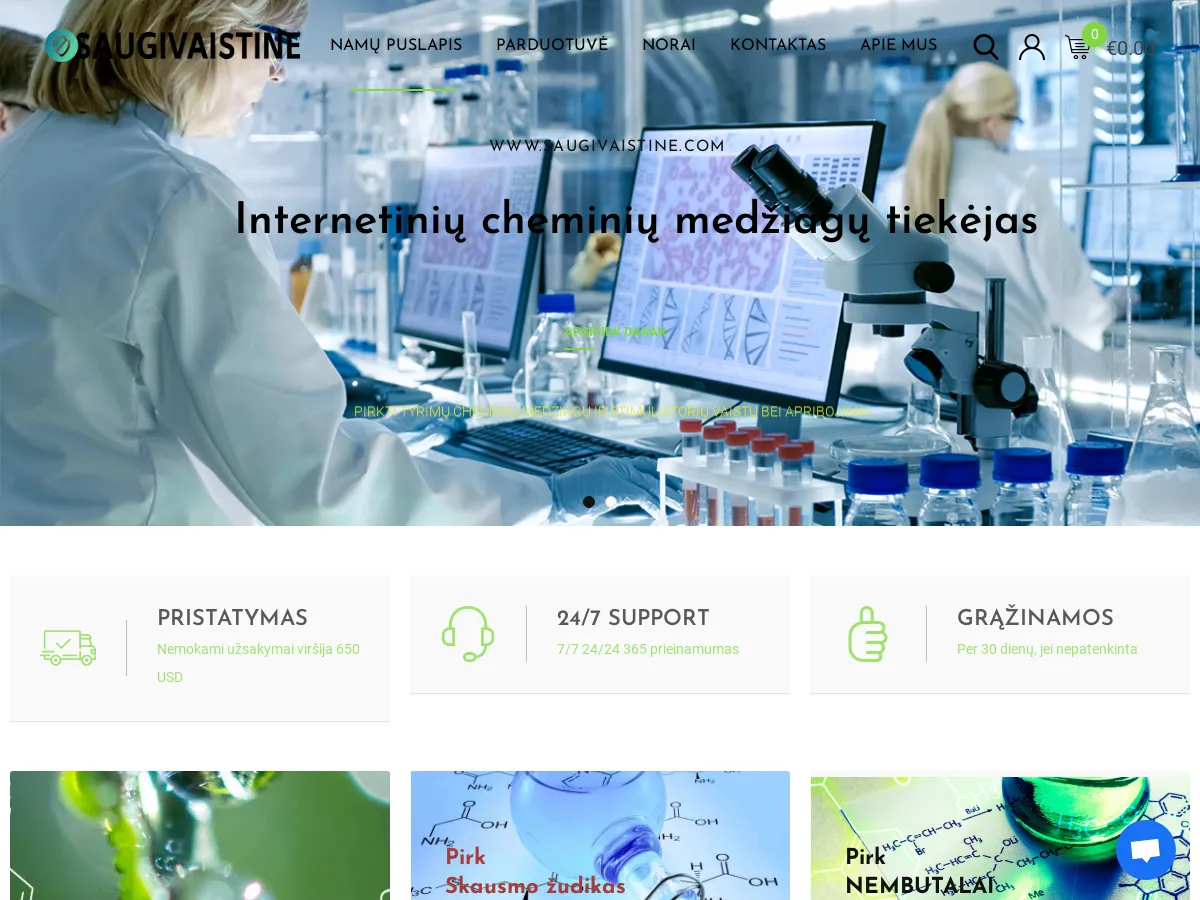 saugivaistine.com