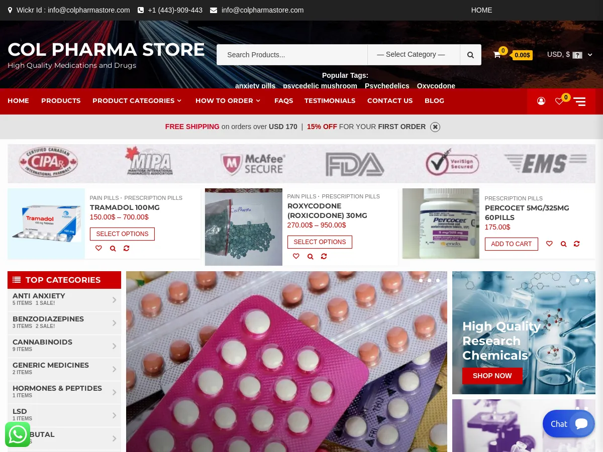 colpharmastore.com