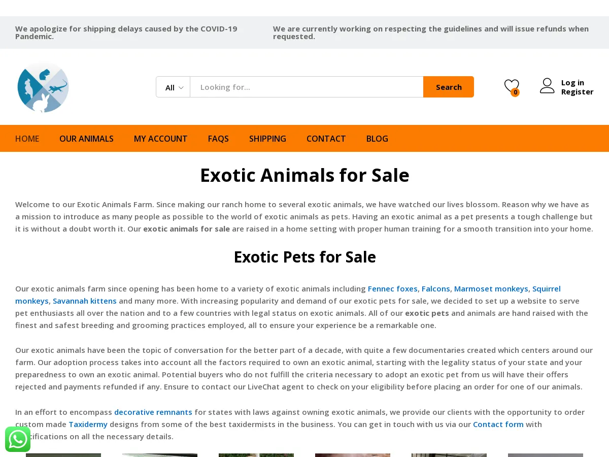 exoticanimalshop.com