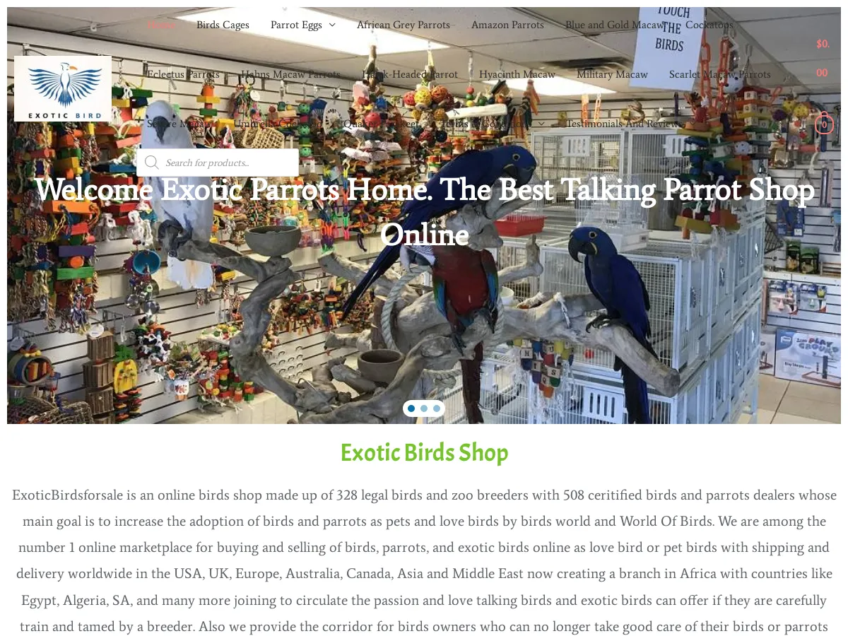 exoticbirdsforsale.net