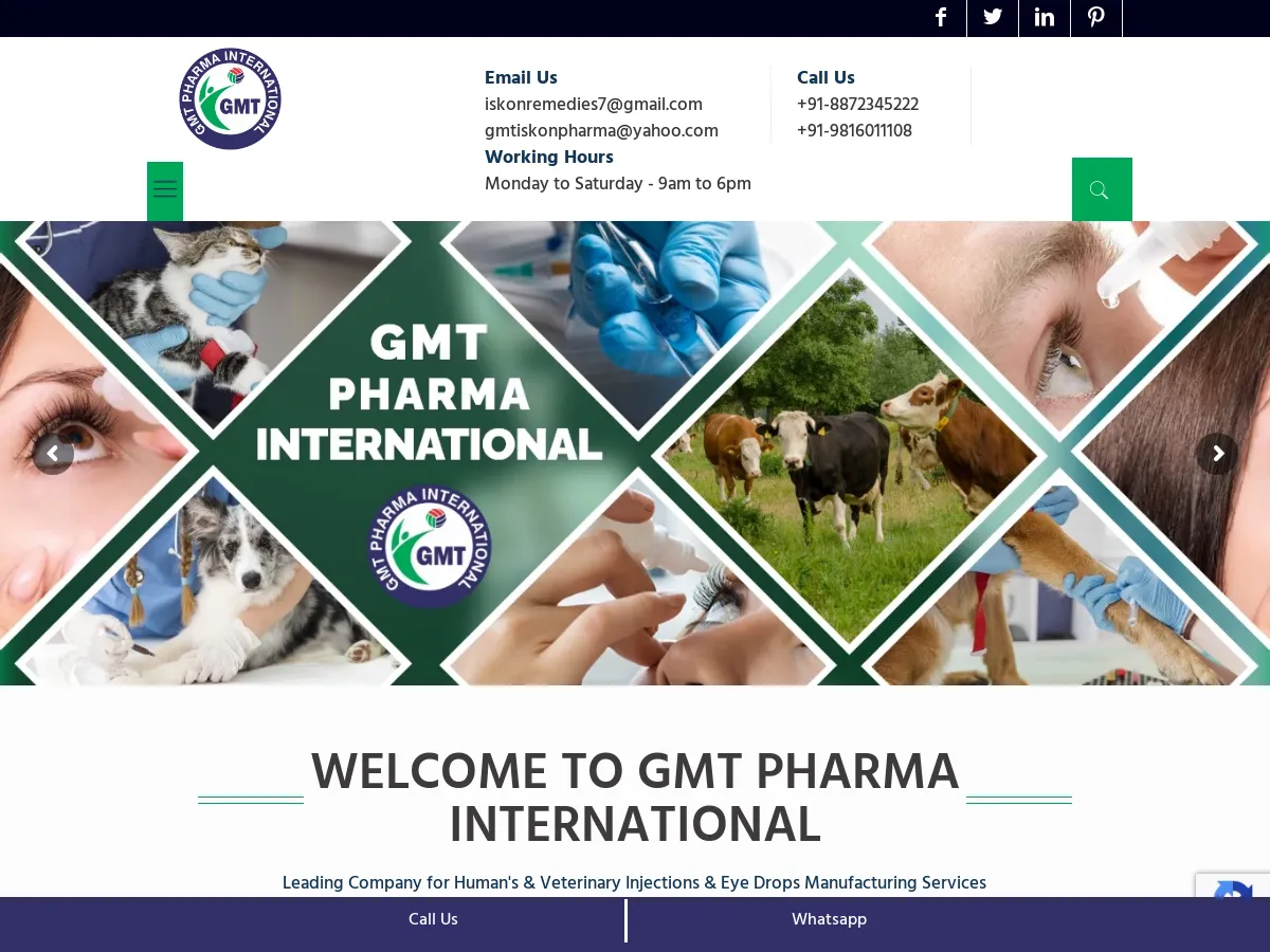 gmtpharmainternational.com