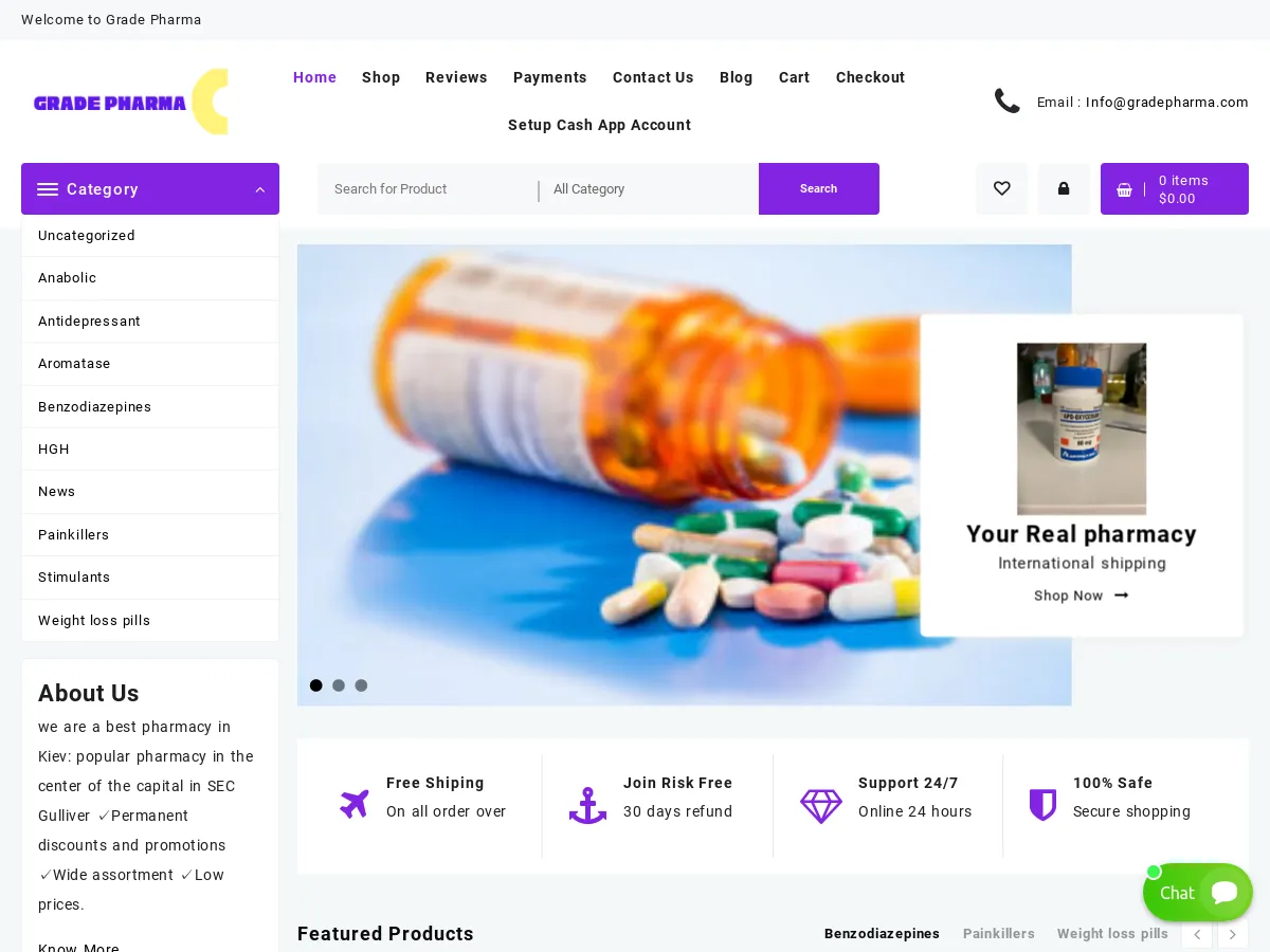 gradepharma.com