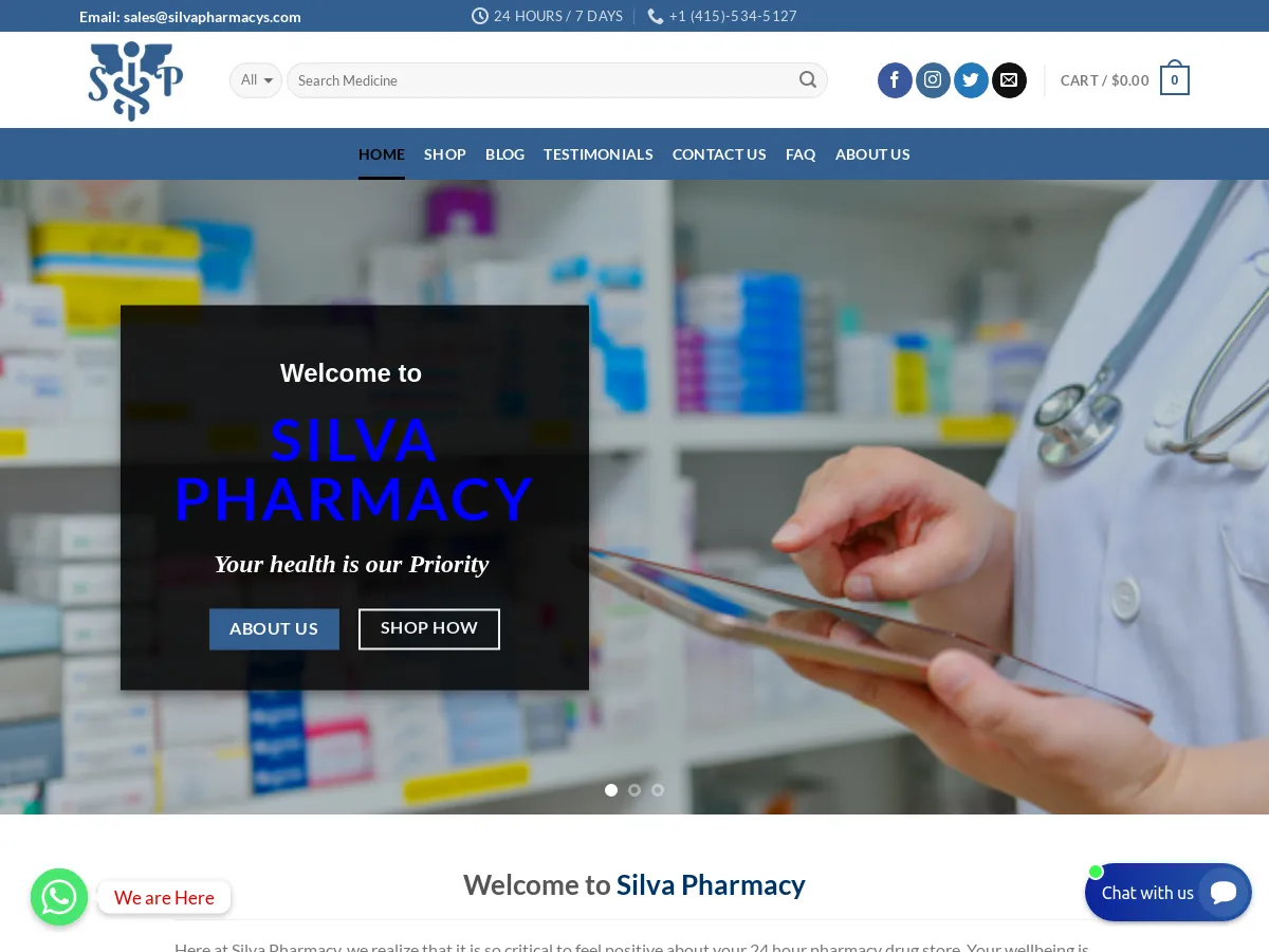 silvapharmacys.com