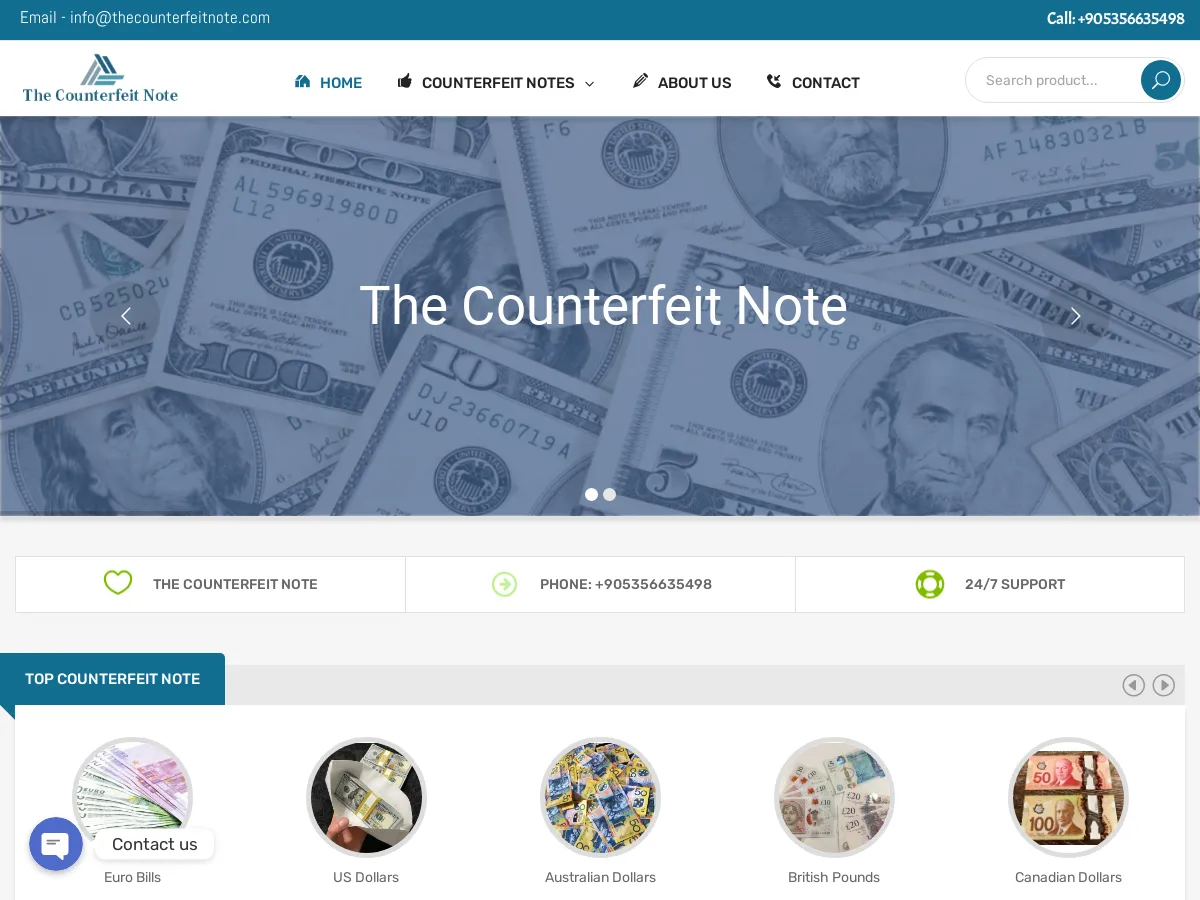 thecounterfeitnote.com