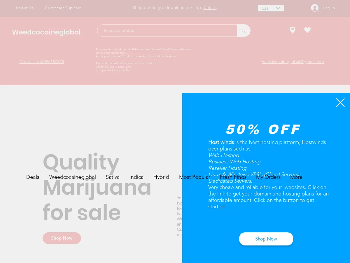 weedcocaineglobal.com