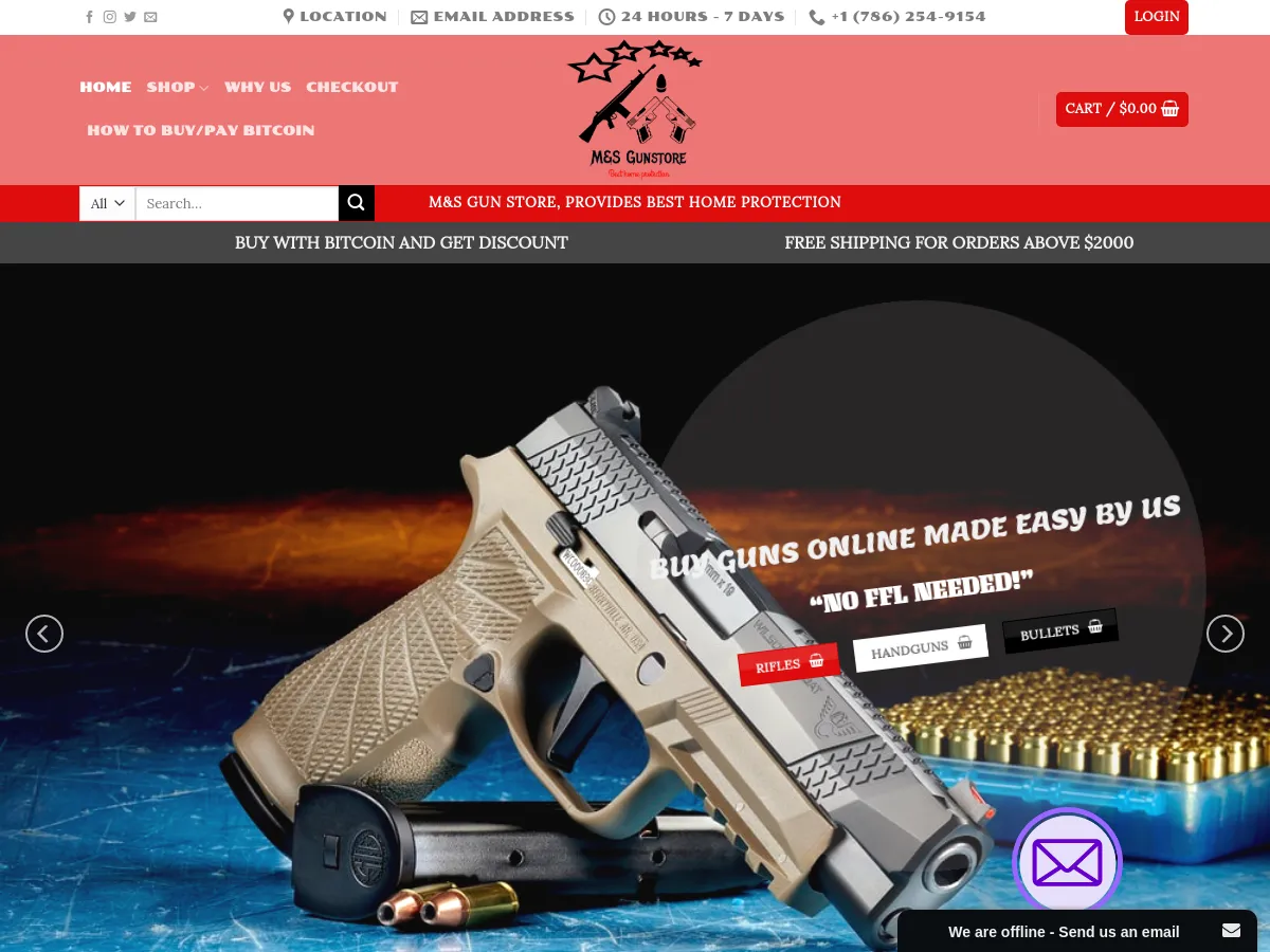 mandsgunstore.com
