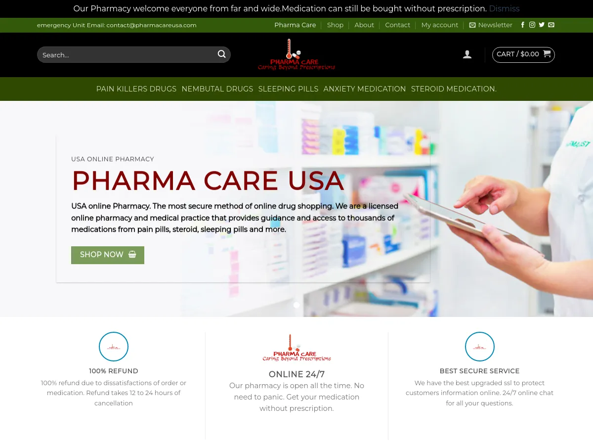 pharmacareusa.com