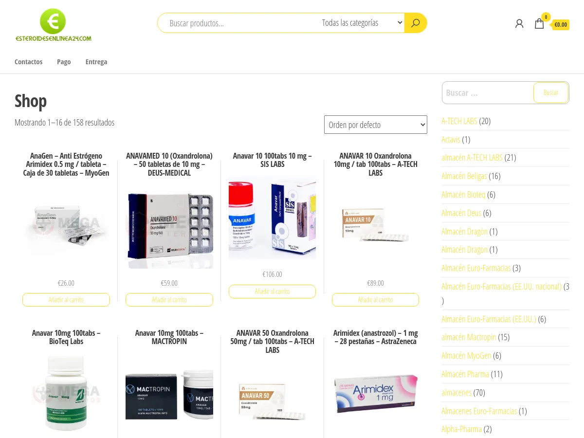 esteroidesenlinea24.com