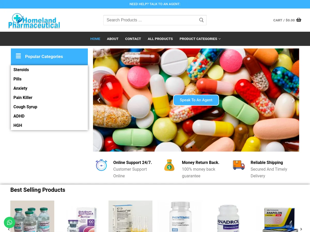 homelandpharmaceutical.com