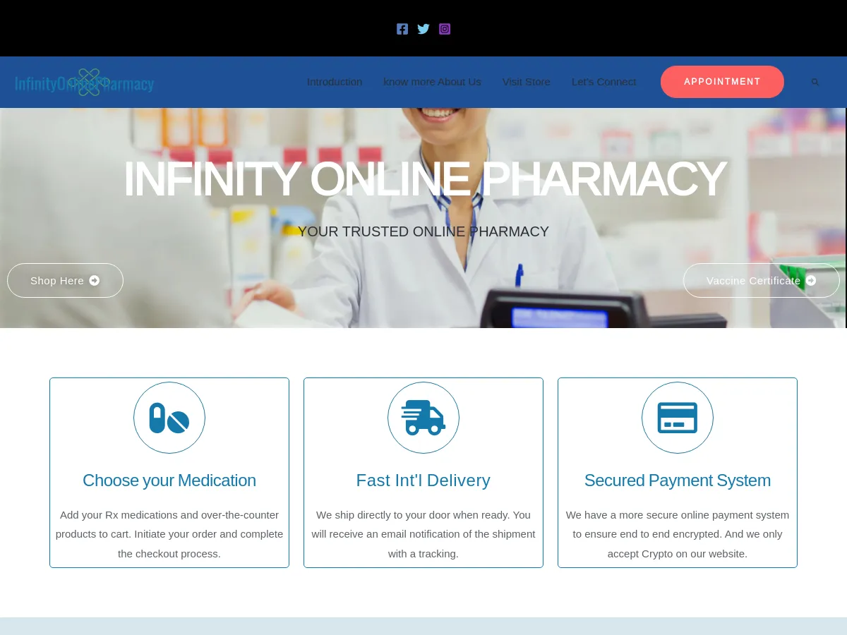 infinityonlinepharmacy.com