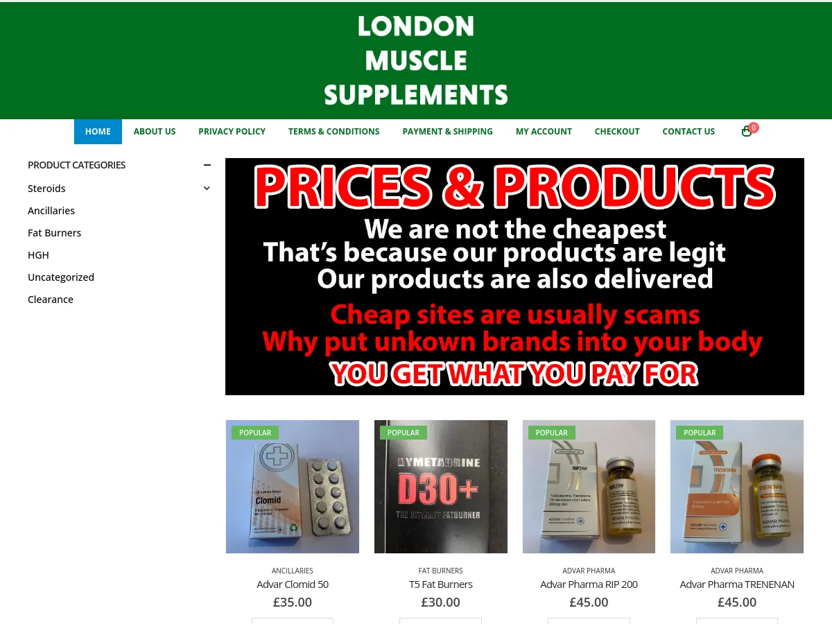 londonmusclesupplements.com