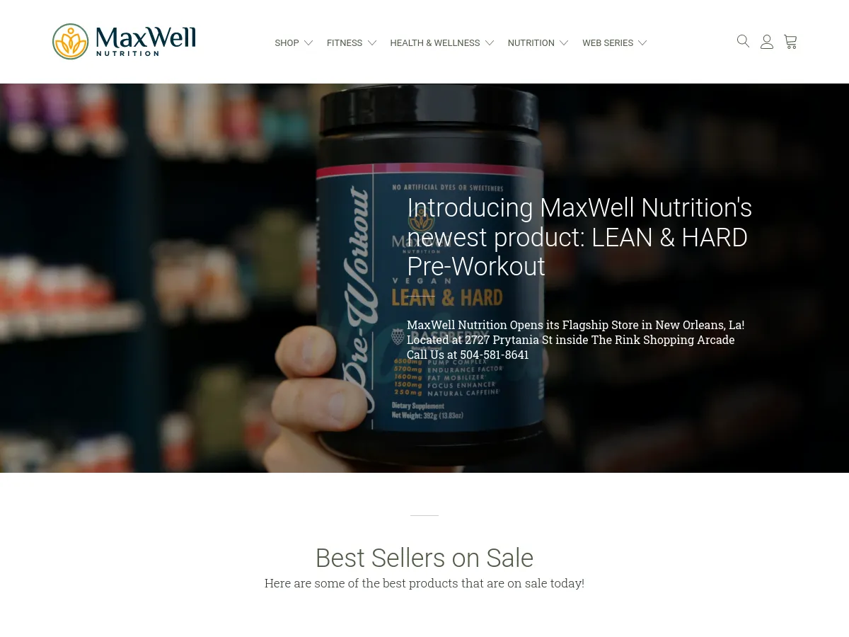 maxwellnutrition.com