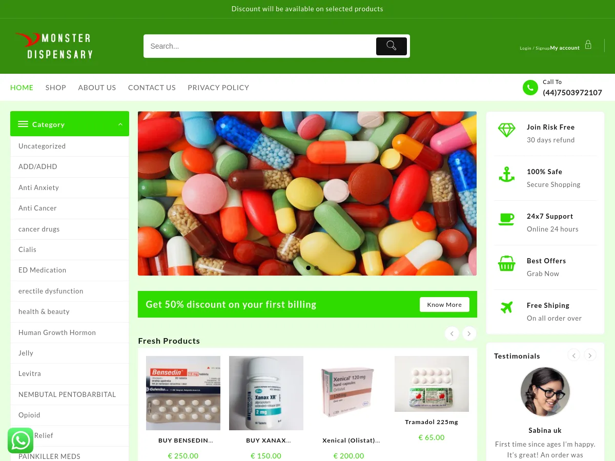 monsterpharmaceutical.com