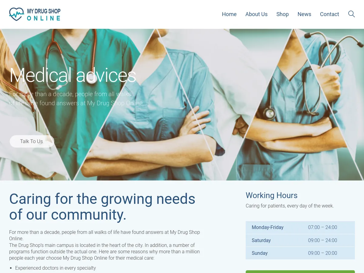 mydrugshoponline.com