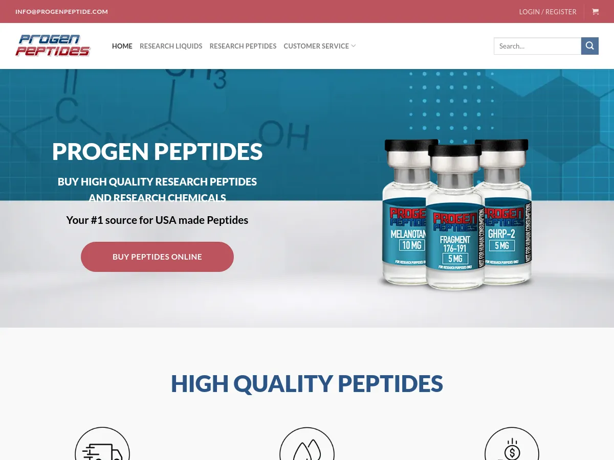 progenpeptide.com