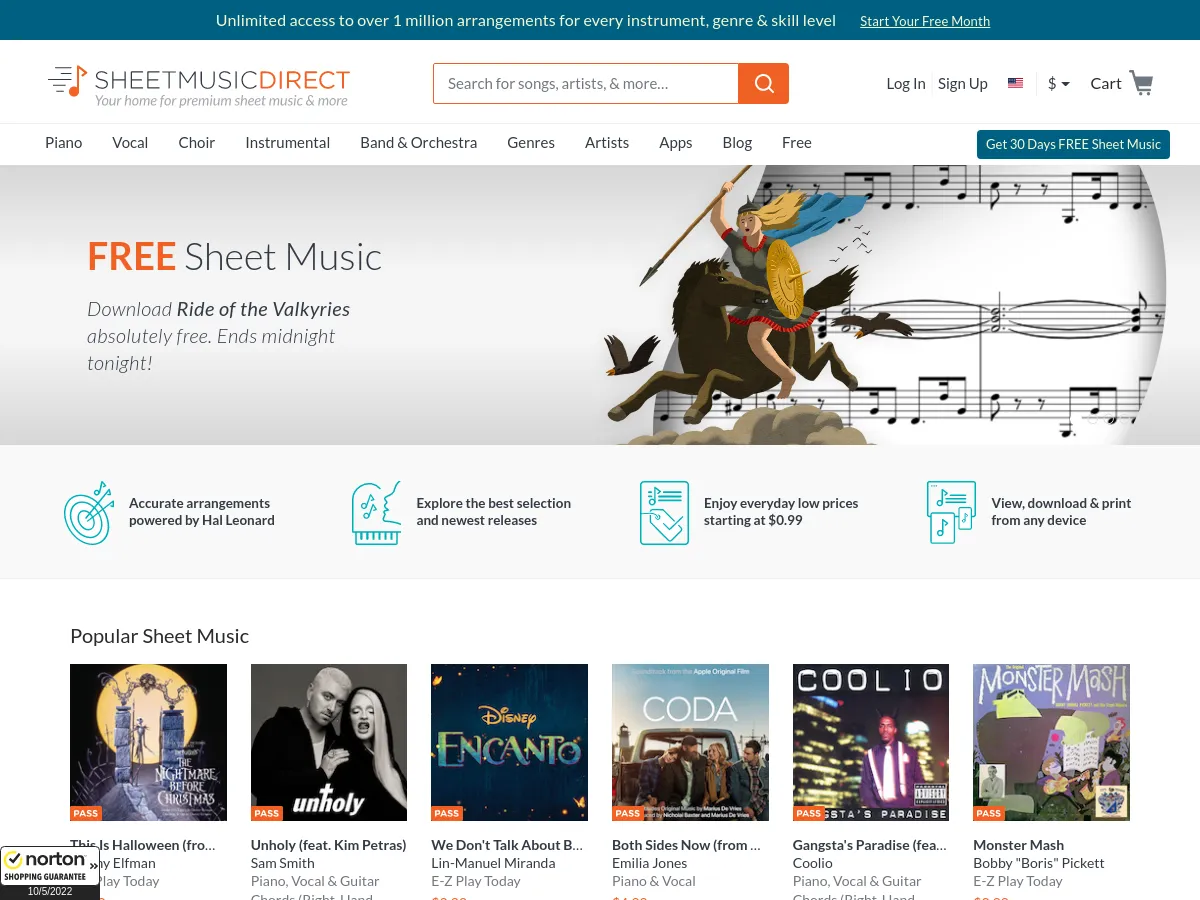 sheetmusicdirect.com