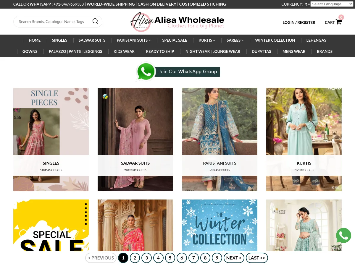 alisawholesale.com