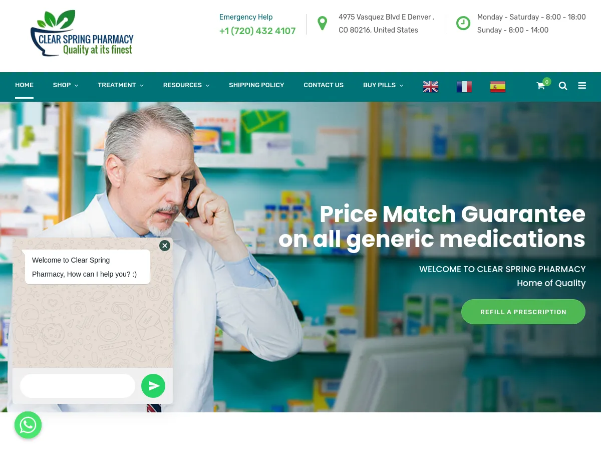 clearspringpharmacy.com