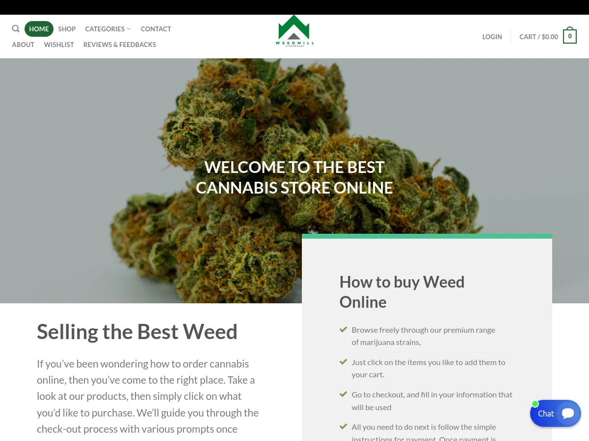 weedmilldispensary.com