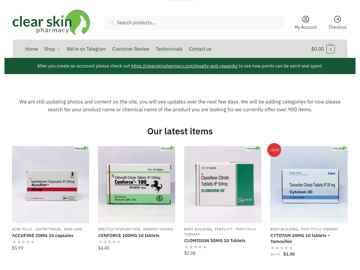 clearskinpharmacy.com