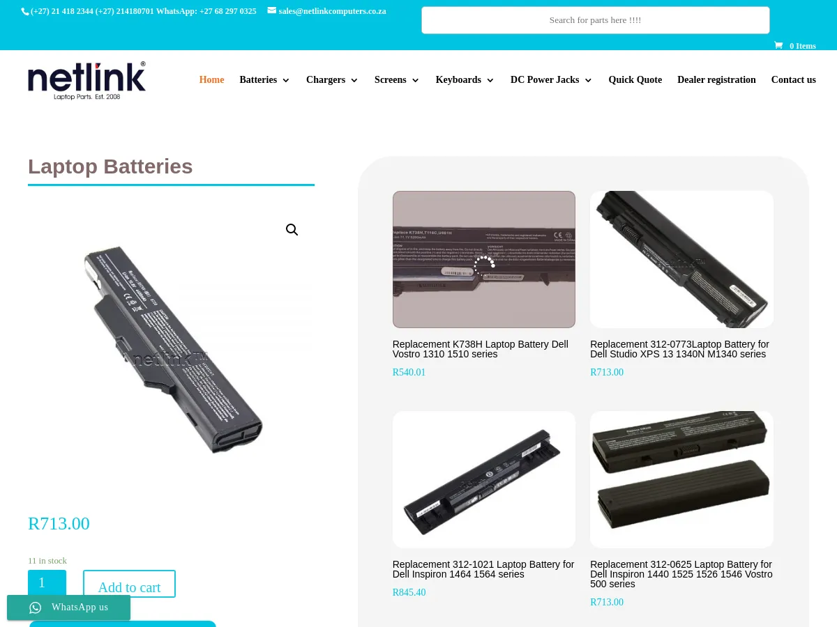 laptopparts.co.za