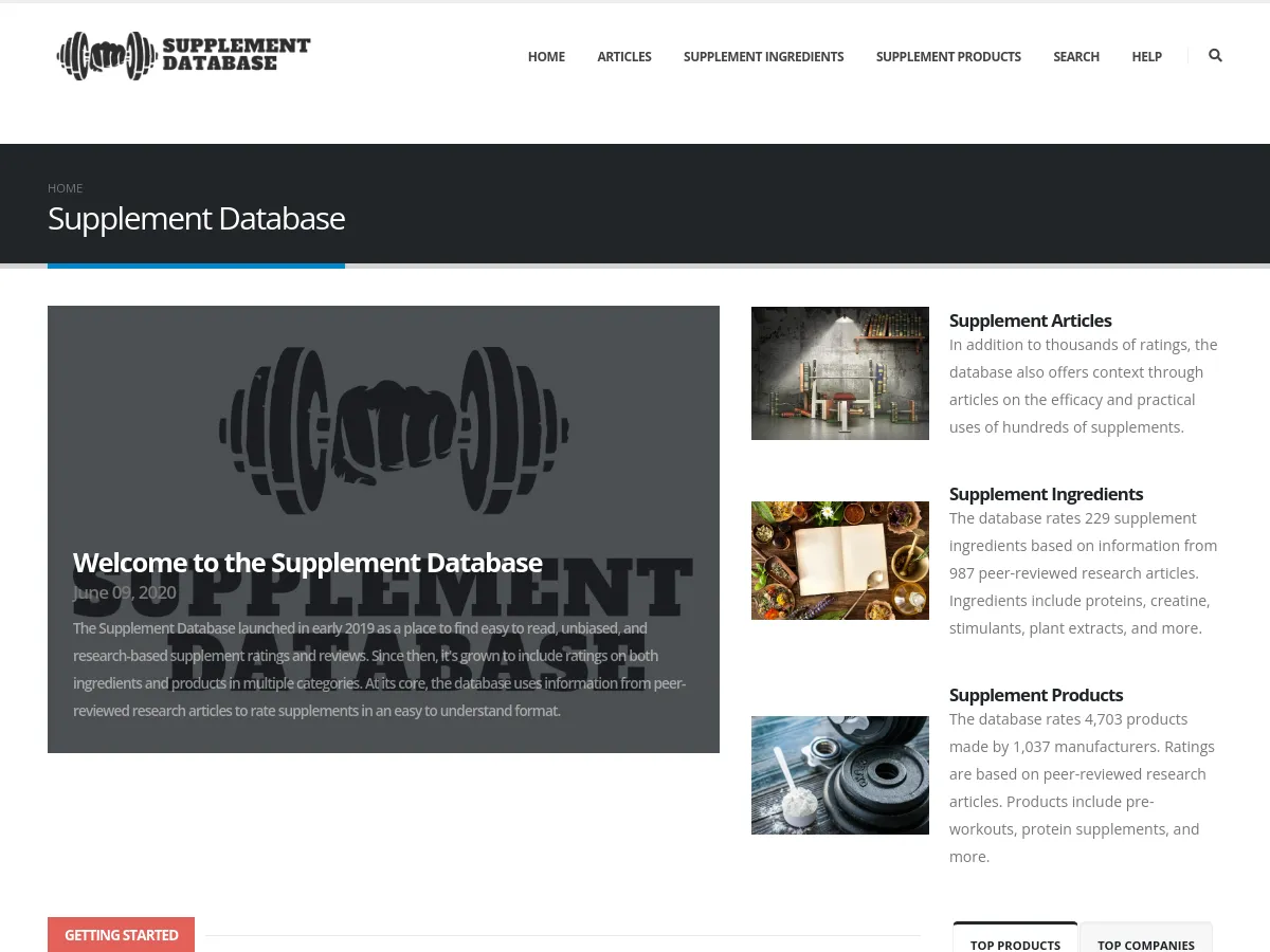 supplementdatabase.com